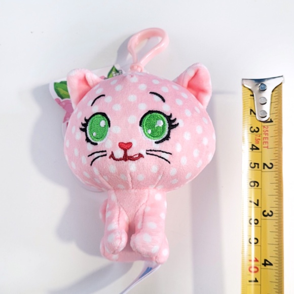 Strawberry Shortcake 4" Plush Cheebee Backpack Clips - Lot of 4 BNWT - Picture 8 of 13